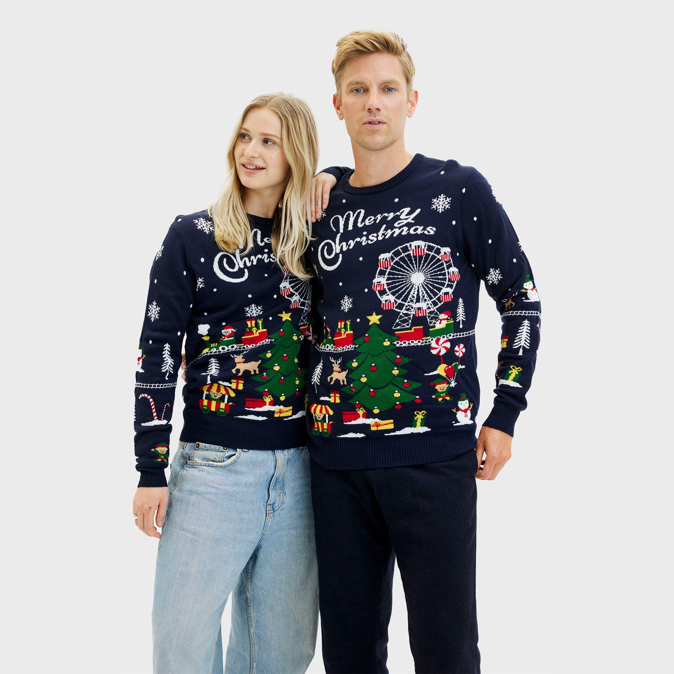 Julemarkedets julesweater - Herre